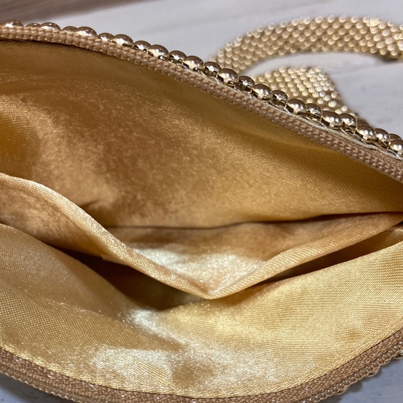 Vintage Marlo Gold Bead Bag - Picture 9 of 10